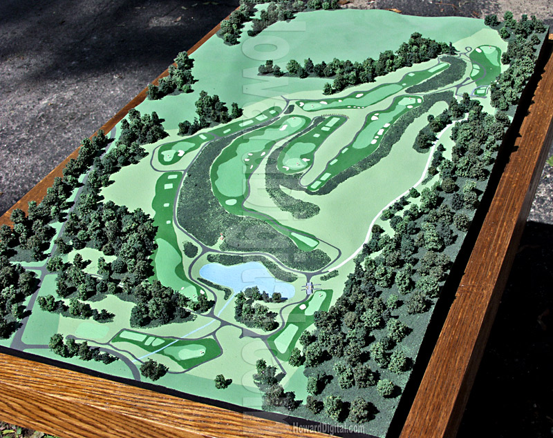 Golf Course Models - Hill Top Golf Course Model - Location Model-08
