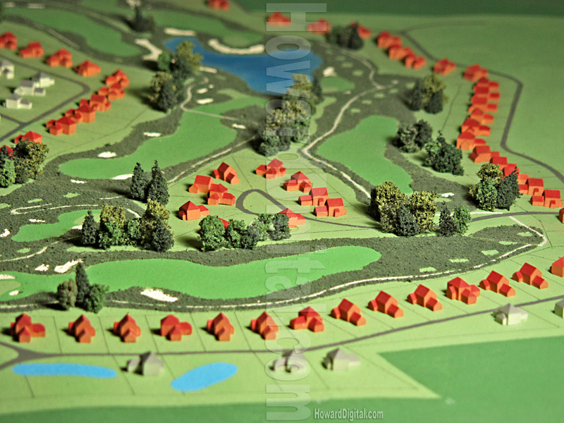 Golf Course Models - Latvia Dubaila Golf Course Model - Location Model-04