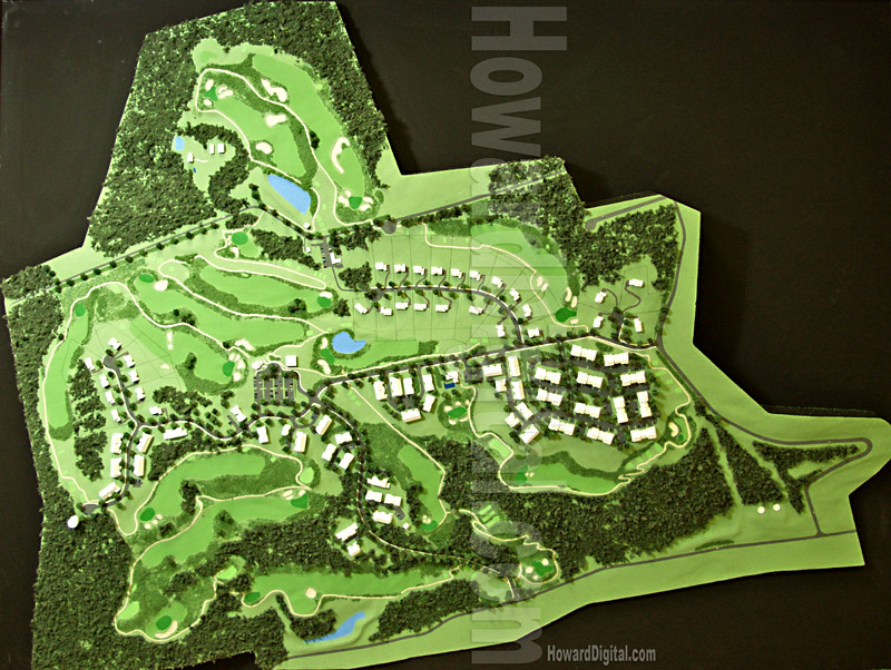 Golf Course Models - Morgan Hill Golf Course Model - Easton, Pennsylvania, PA Model-01