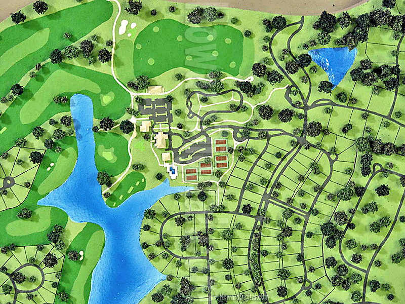 Golf Course Model - Reunion Golf Course Models - Location Model-02