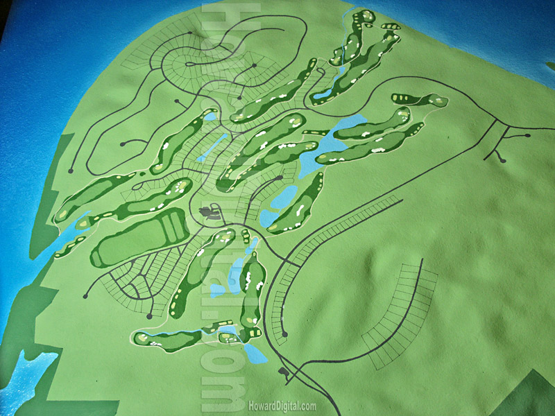 Golf Course Models - Tennesee National Golf Course Model - Loudon, Tennessee, TN Model-07