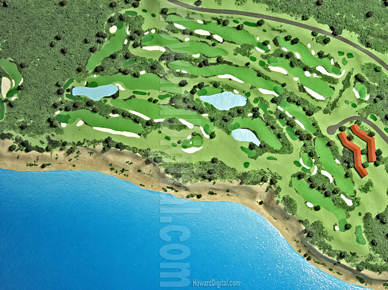 Golf Course Models - Trump National Golf Club - Golf Course Model - Los Angeles, California, CA Model-05