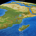 Africa Landform Map