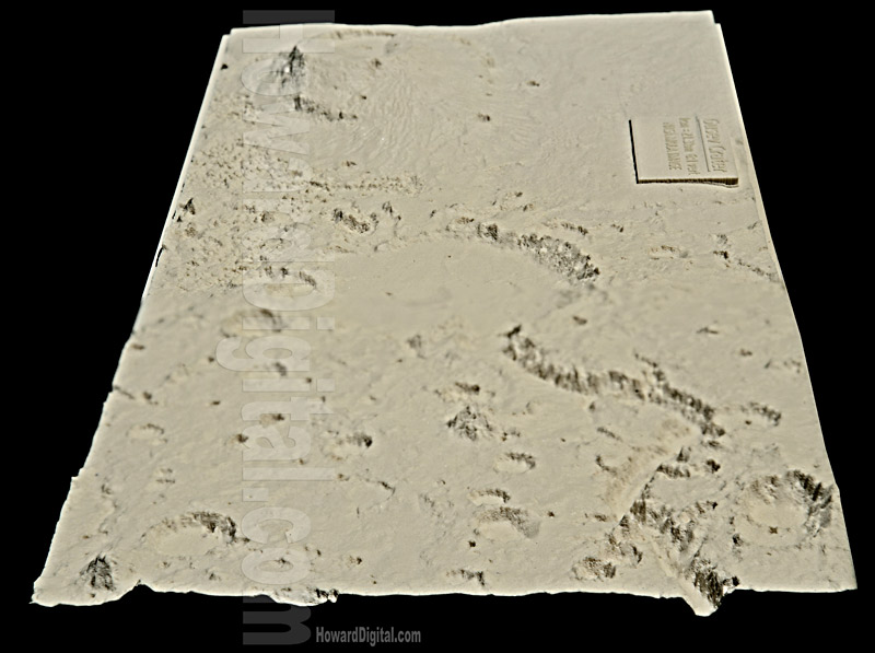 Relief Map - Gusev Crater Relief Map - Mars