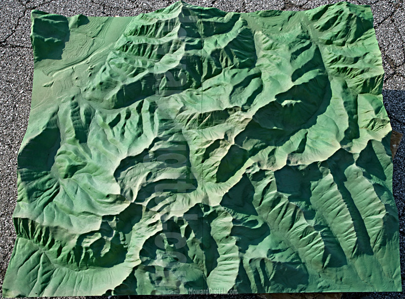 Rock Creek Landform - Landform Models - Rock Creek, Montana, MT