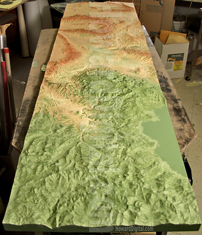 Landform Models - Truckee River Model - Truckee, Nevada, NV