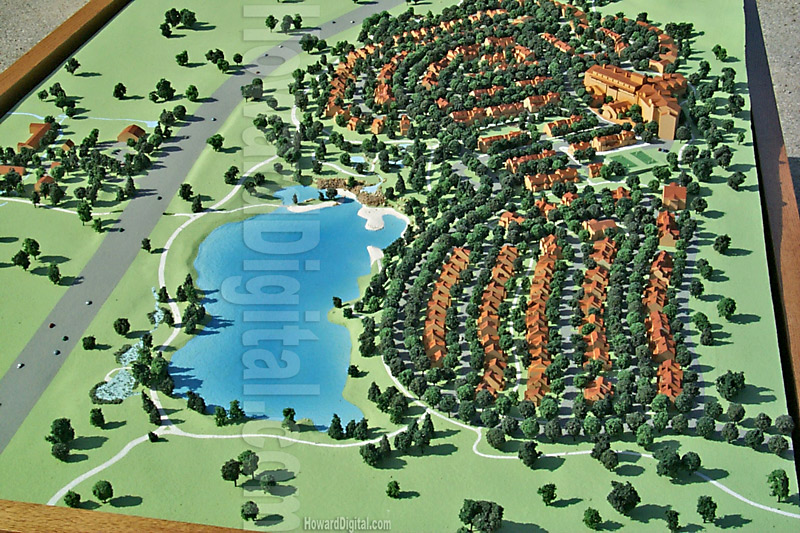 Landscape Models - Bear Hollow Village Landscape Model - Near The Canyons Utah Model-01