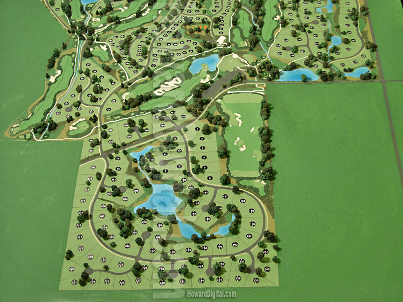 Landscape Models - Black Bull Run Landscape Model - Palm Desert, California, CA Model-03