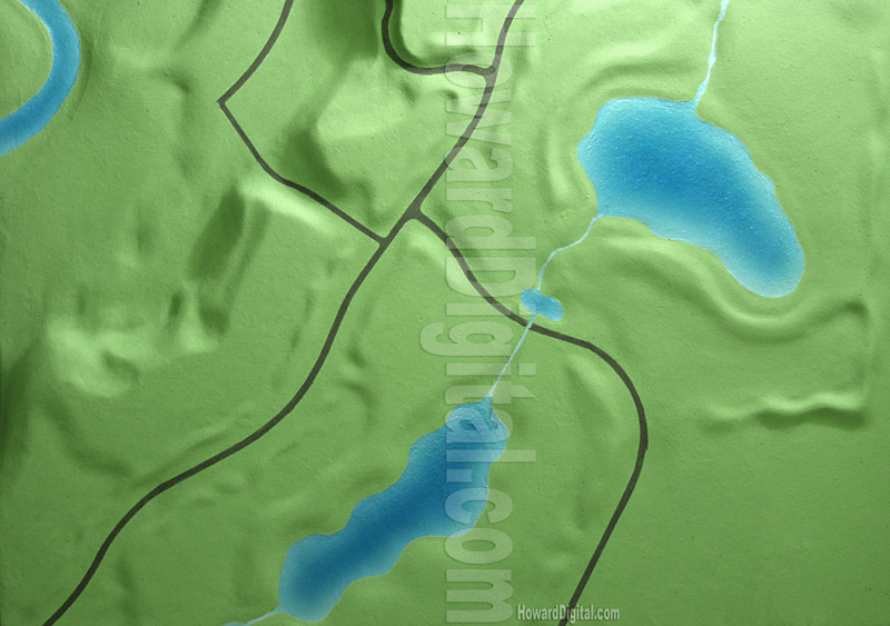 Landscape Models - River Ranch Landscape Model - Mc Call, Idaho, ID Model-08