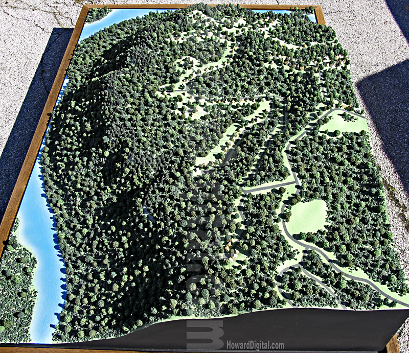 Landscape Models - Roaring River State Park Landscape Model - Cassville, Missouri, MO Model-03