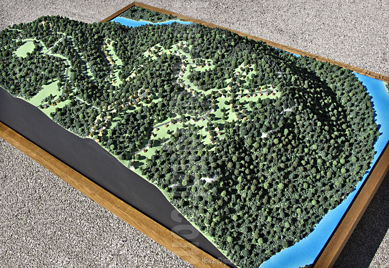 Landscape Models - Roaring River State Park Landscape Model - Cassville, Missouri, MO Model-04