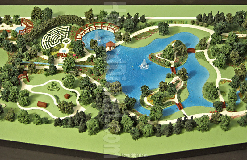 Landscape Models - Sandyvale Gardens Landscape Model - Johnston, Pennsylvania, PA Model-02