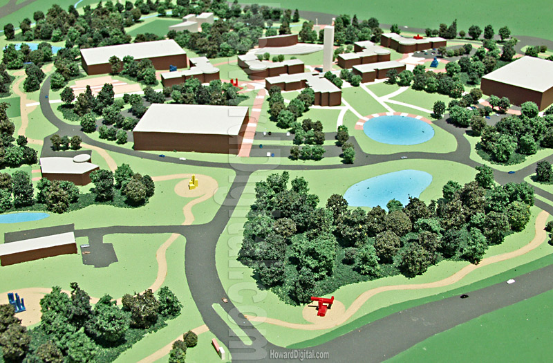 Landscape Models - Tyler College Landscape Model - Midlothian, Virginia, VA Model-03