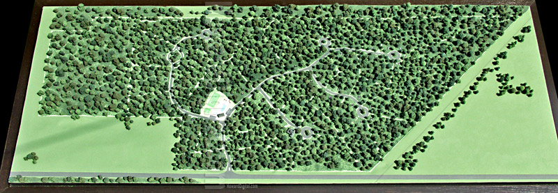 Landscape Models - Woodman Center for Camping and Education Landscape Model - Madison, Wisconsin, WI Model-01