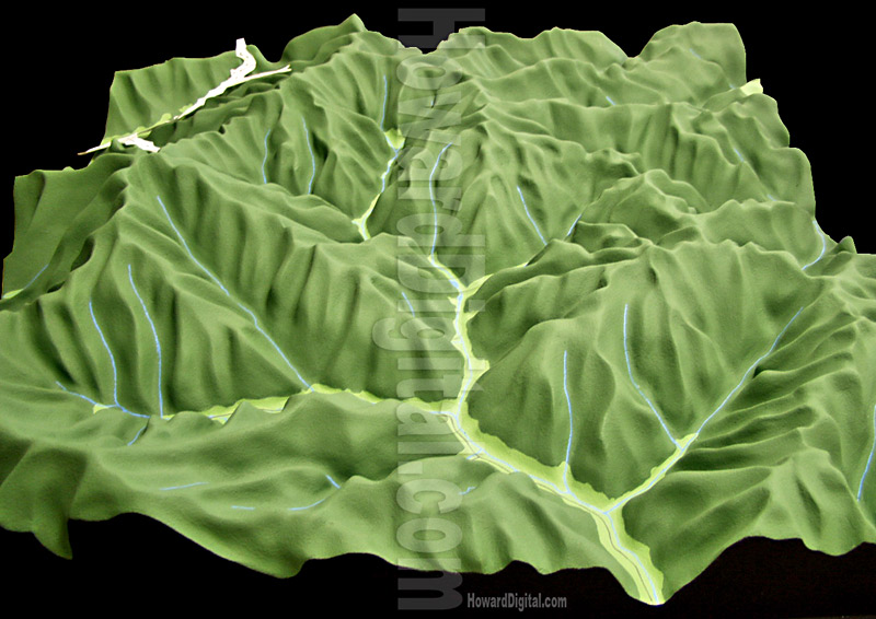 Relief Maps - OUK Relief Map - O.U.K Model-01