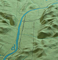 Santa Marta Relief Maps