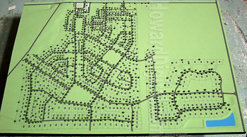 Michigan Model - Cherry Hill Village Site Model - Canton Township, Michigan, MI Model 02