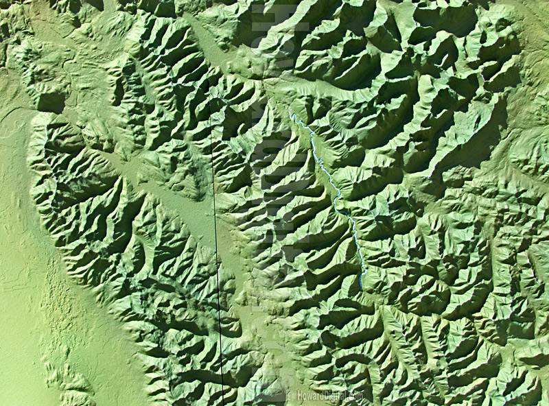 Montana Site Topography Model - Montana Crash Site Model - Montana, MT Model 10