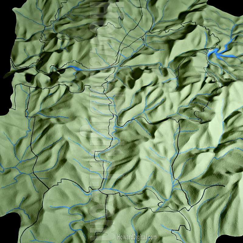 Puerto Rico Map Model - Site Models - Puerto Rico - Puerto Rico Island