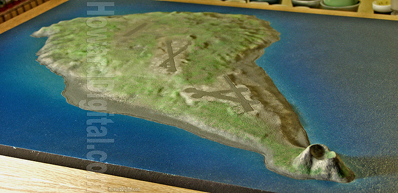 Iwo Jima Terrain Model Howard Architectural Models Iwo Jima Terrain Model Howard Architectural Models