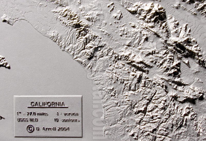 Cali Model - California Terrain Model - California, CA