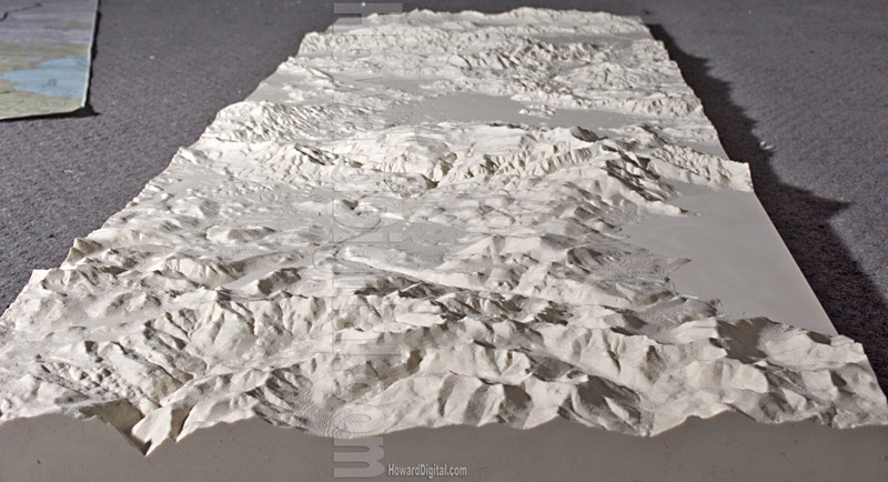 Nevada Scale Models - Truckee River Topographic Model - Truckee, Nevada, NV