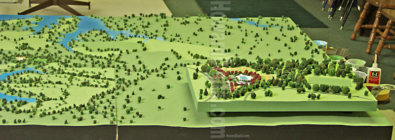 Topography Models - The Farms Topography Model - Charlotte, North Carolina, NC Model-03