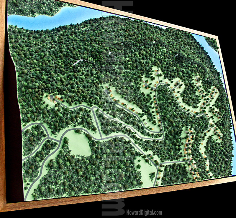 Topography Models - Roaring River State Park Topography Model - Mc Call, Idaho, ID Model-06