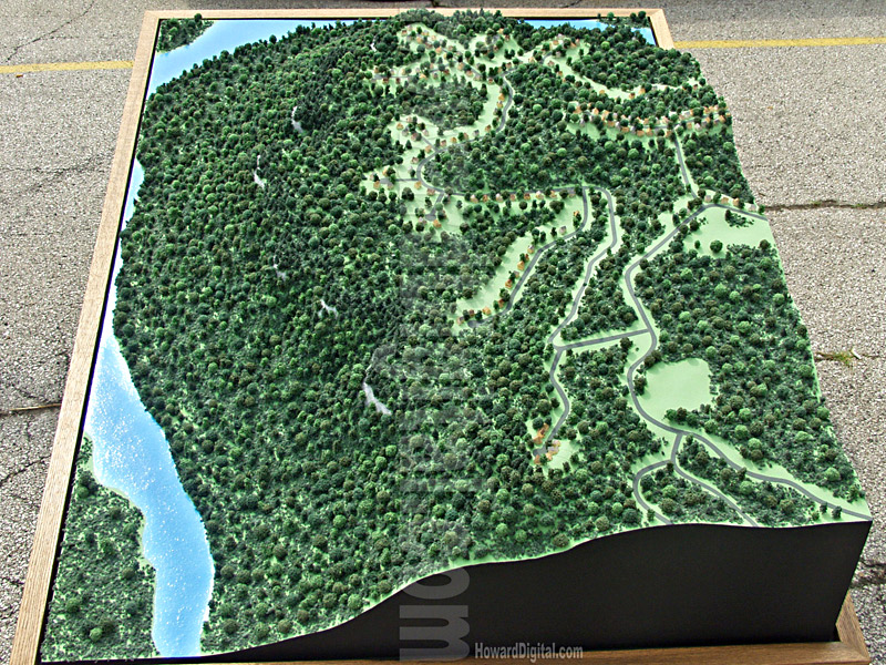 Topography Models - Roaring River State Park Topography Model - Mc Call, Idaho, ID Model-07