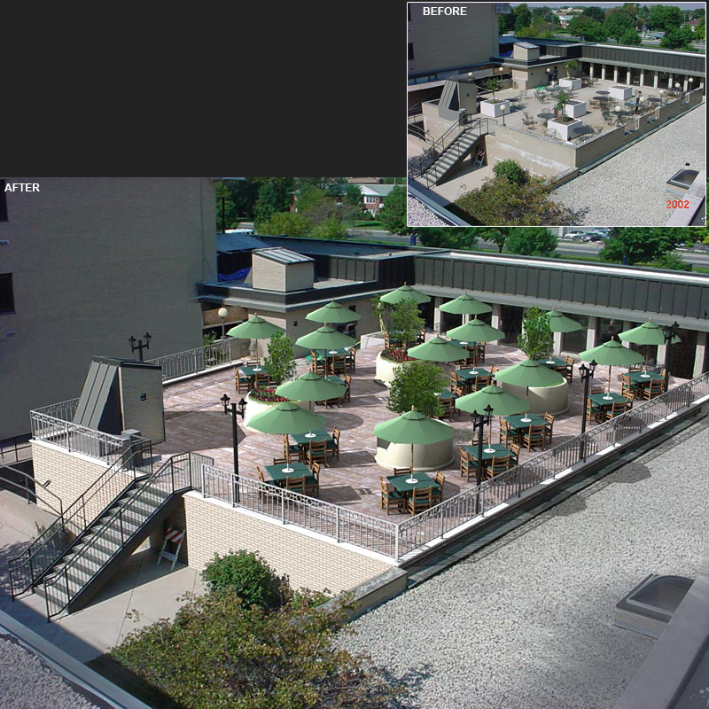 Digital Enhanced Olson Plaza Renovation