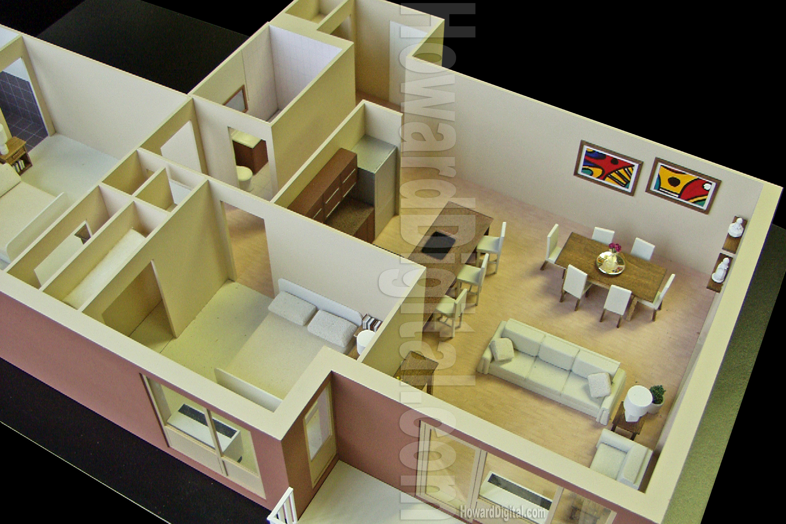 architectural models interior