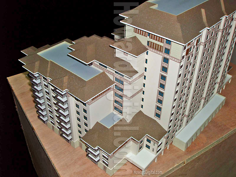 Hawaii Resort Villa Architectural Model