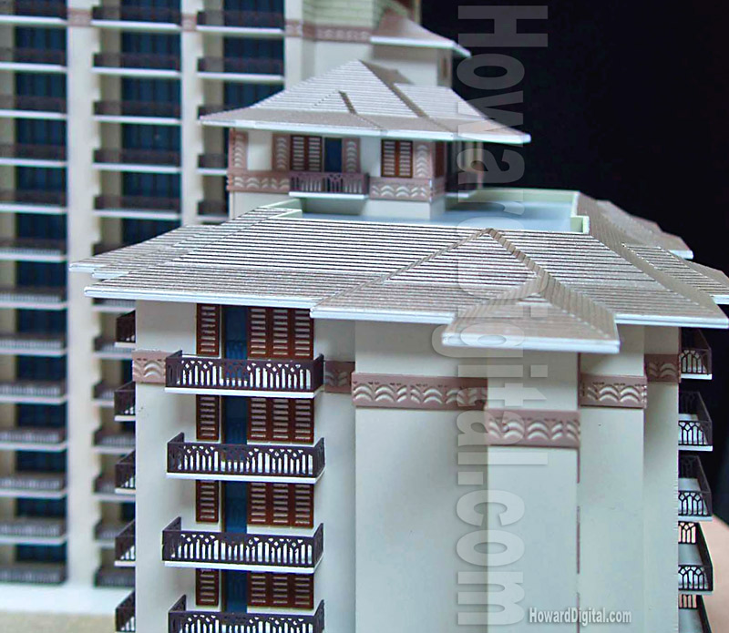 Honeymoon Villas Hawaii Architectural Model