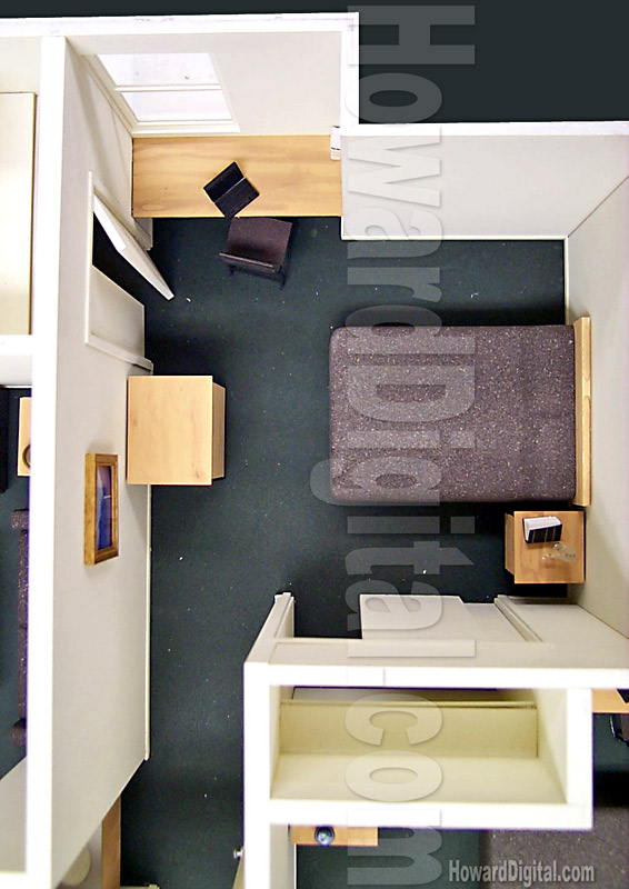 Dorm Bed - Howard Architectural Models Architectural Model