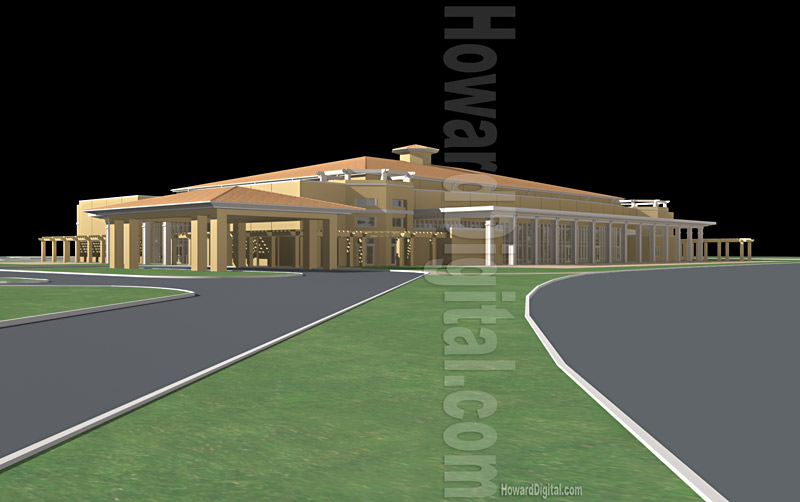 Florida Golf Resort, Howard Architectural Models Architectural Model
