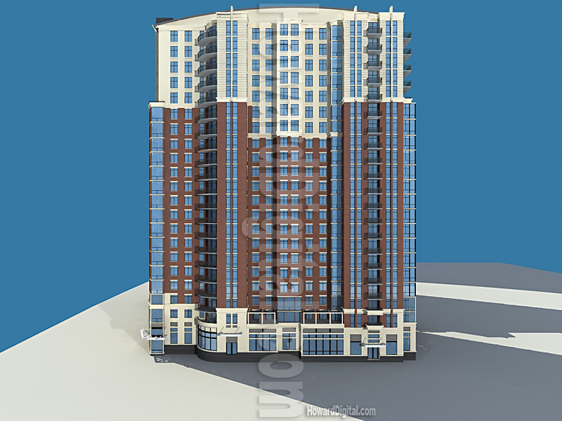 Reston Condominium, Architectural Model - Howard Architectural Models 