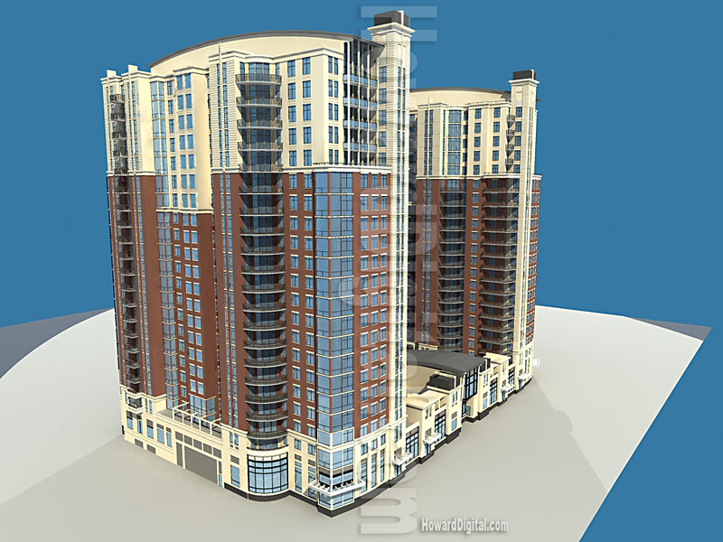 Condominium, Architectural Model - Howard Architectural Models 