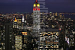 Empire State Building city lights