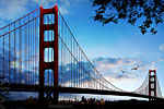Golden Gate Silhouette