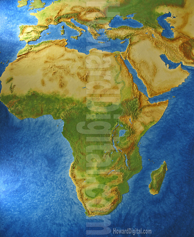 Map of Africa - African Model - Africa