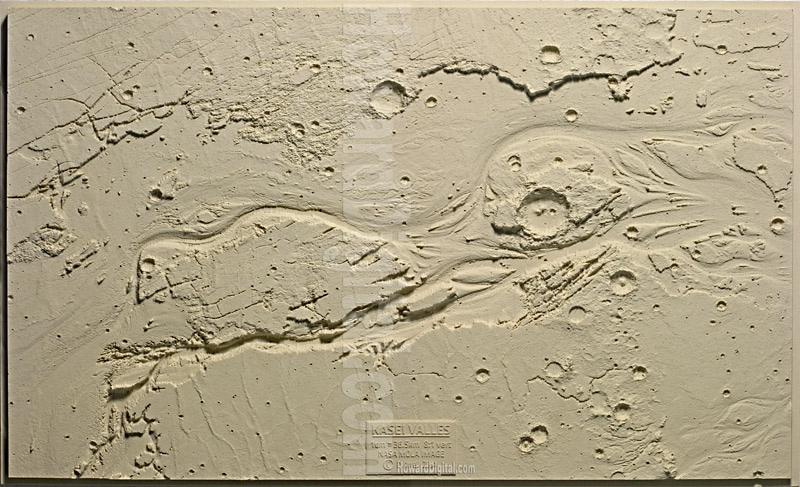 Relief Maps - Kasei Valles Model - Kasei Valles Model-15