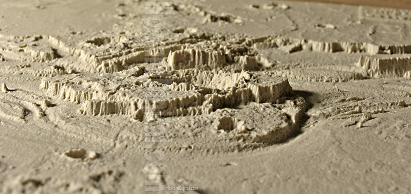 Relief Maps - Kasei Valles Model - Kasei Valles Model-03