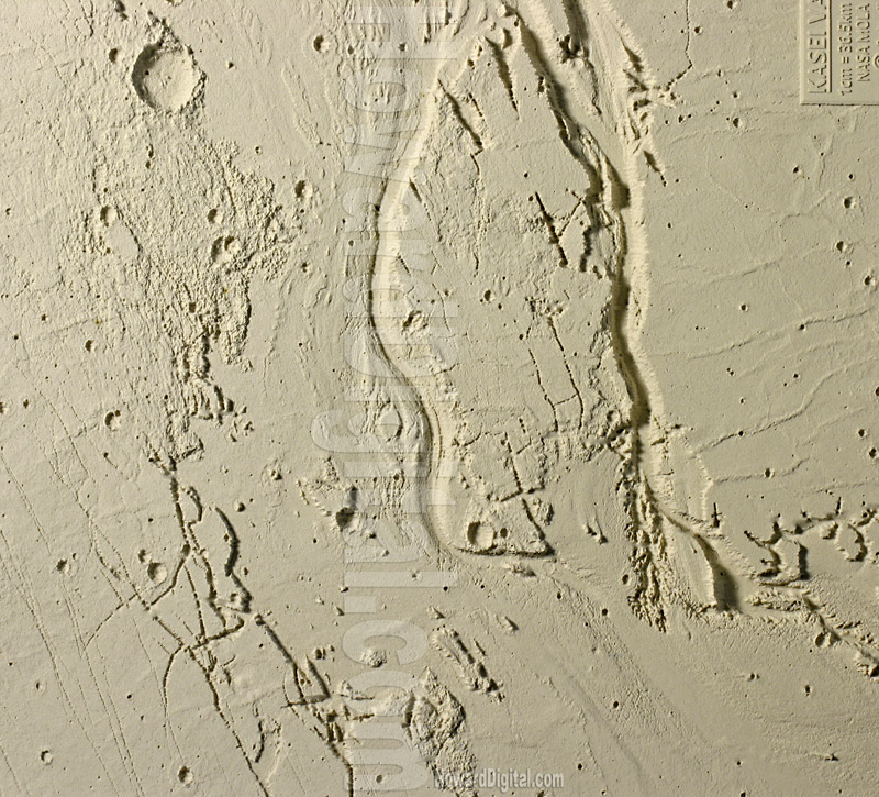 Relief Maps - Kasei Valles Model - Kasei Valles Model-09