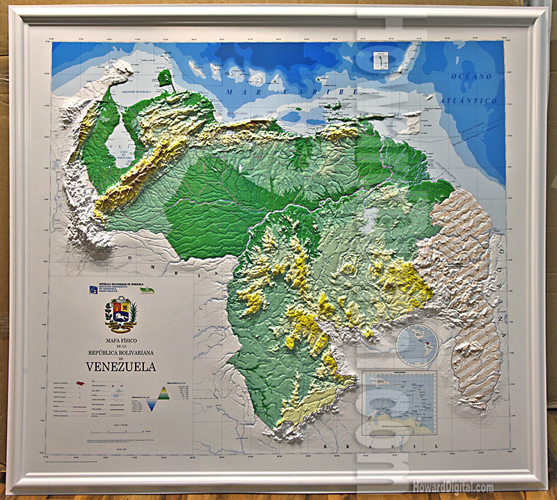 Mapa De Venezuela 3d