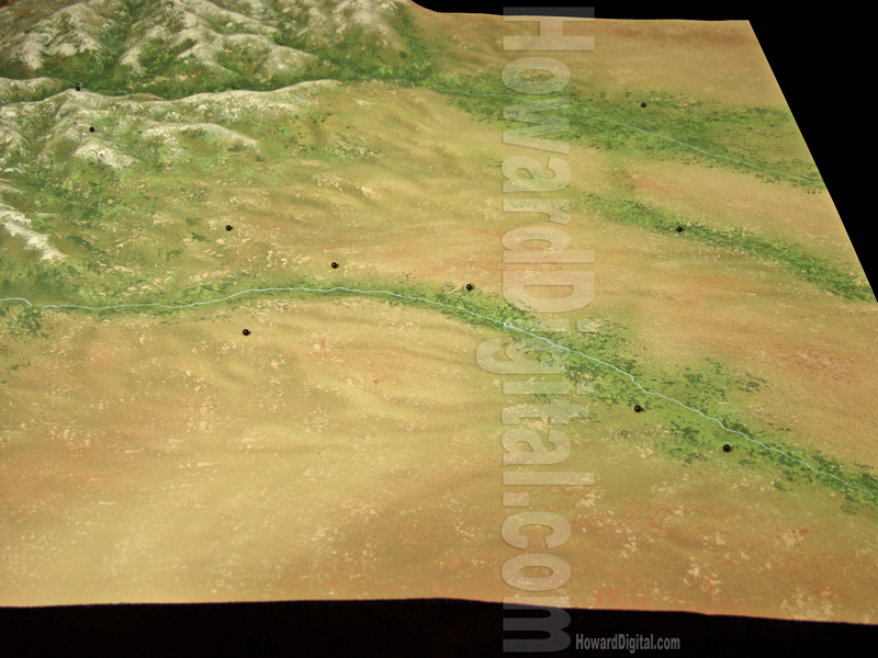 Afghanistan 3D Scale Model