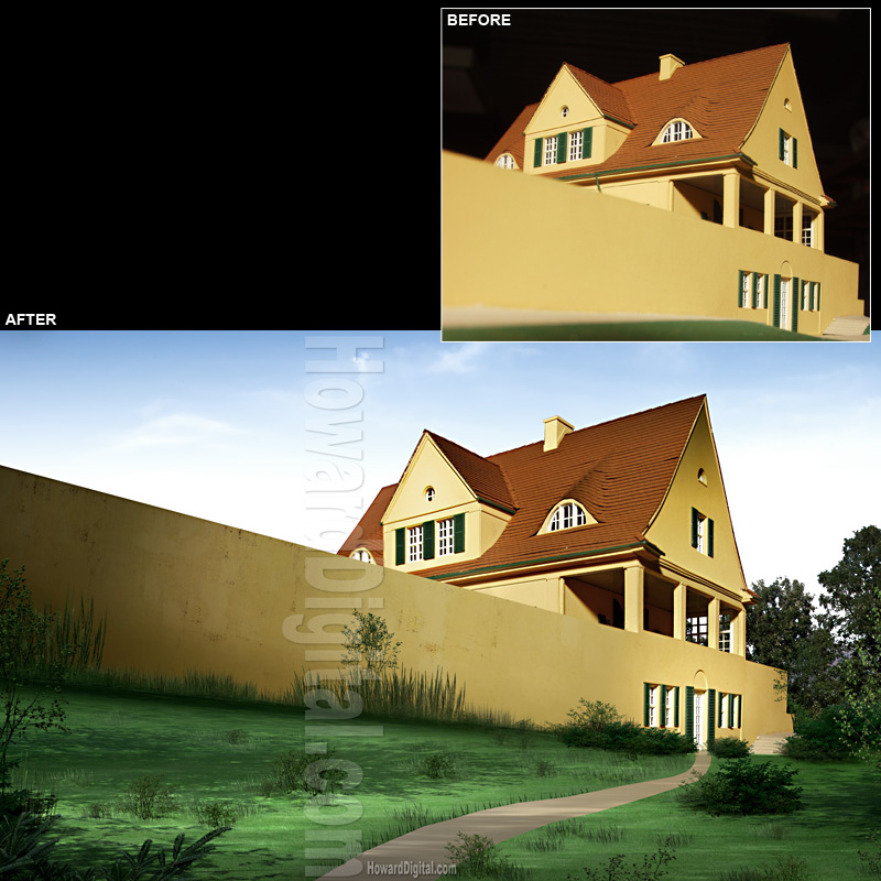 Photo Retouch - Riehl House