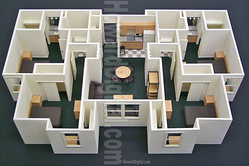 Interior Model - Howard Architectural Models Architectural Model