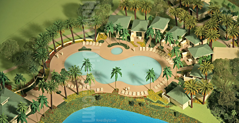 Naples Florida Golf Course - Architectural Model Howard Architectural Models