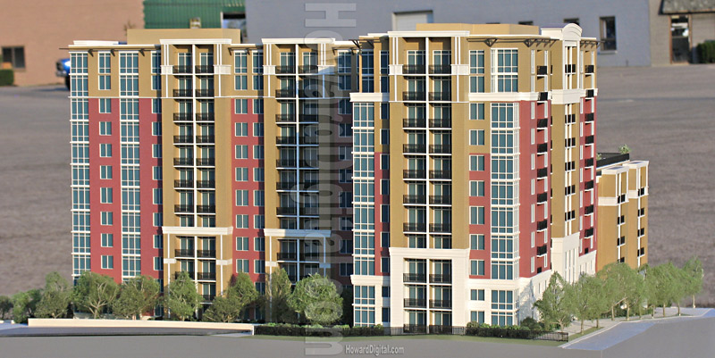 Virginia Condominium - Howard Architectural Models Architectural Model