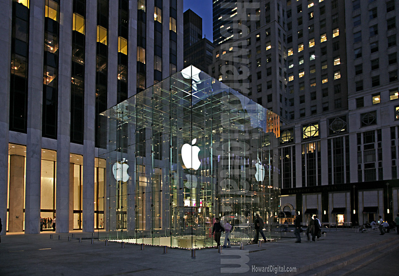 Apple Store at Night